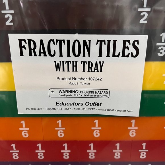 Fraction Tiles with tray, Teacher - Picture 4 of 5
